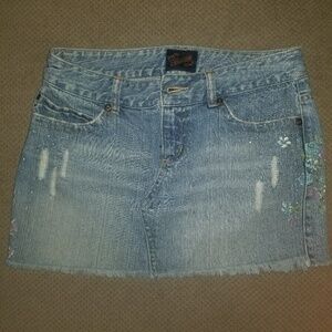 Aeropostale Jean Mini Skirt Size 1/2.